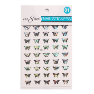 Cre8tion 3D Nail Art Sticker Butterfly 01