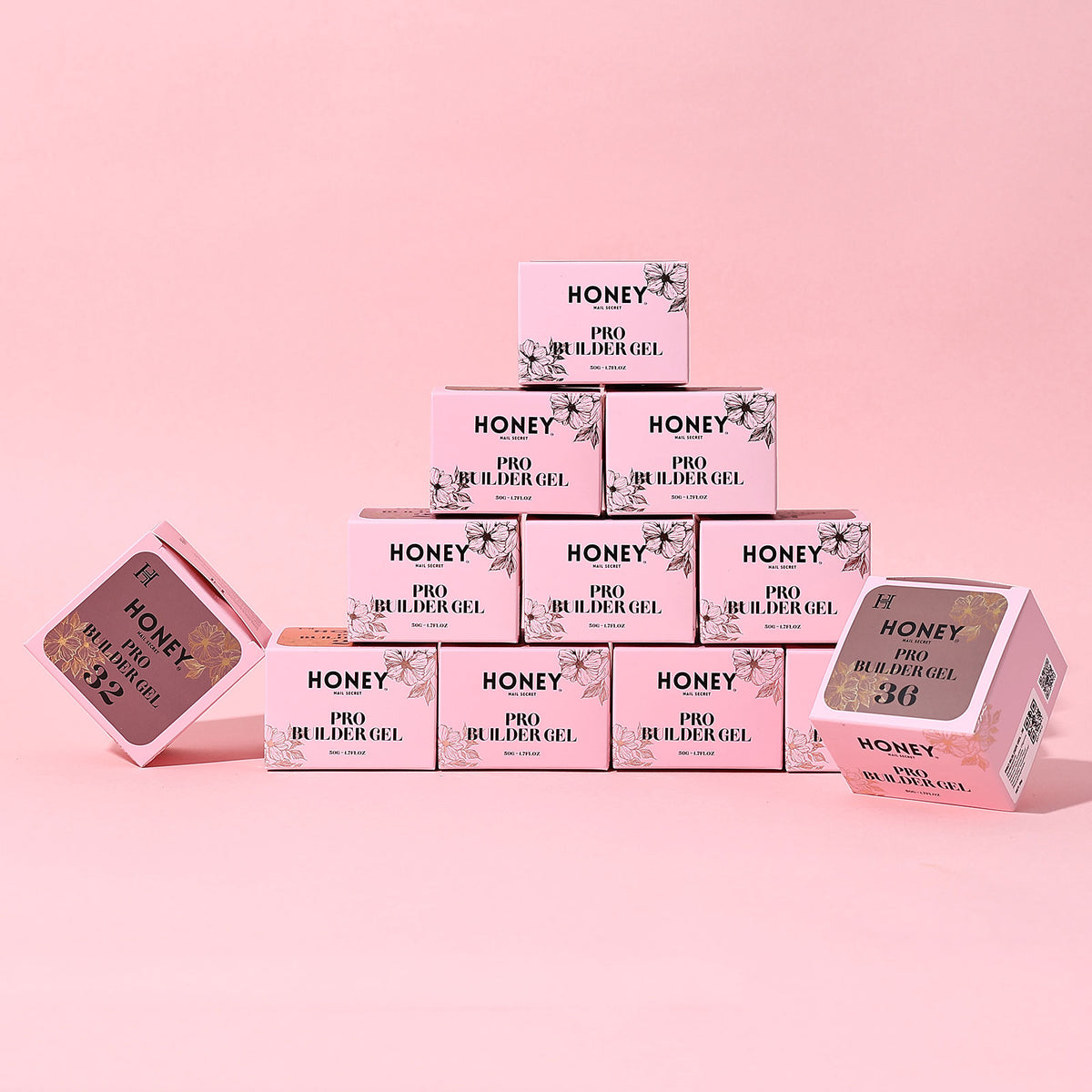 HONEY NAIL SECRET | PRO BUILDER GEL COLLECTION 3 - HEMA & TPO FREE
