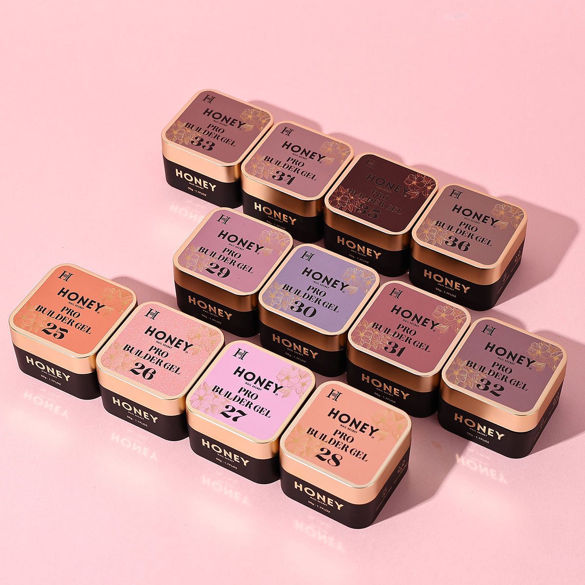 HONEY NAIL SECRET | PRO BUILDER GEL COLLECTION 3 - HEMA & TPO FREE