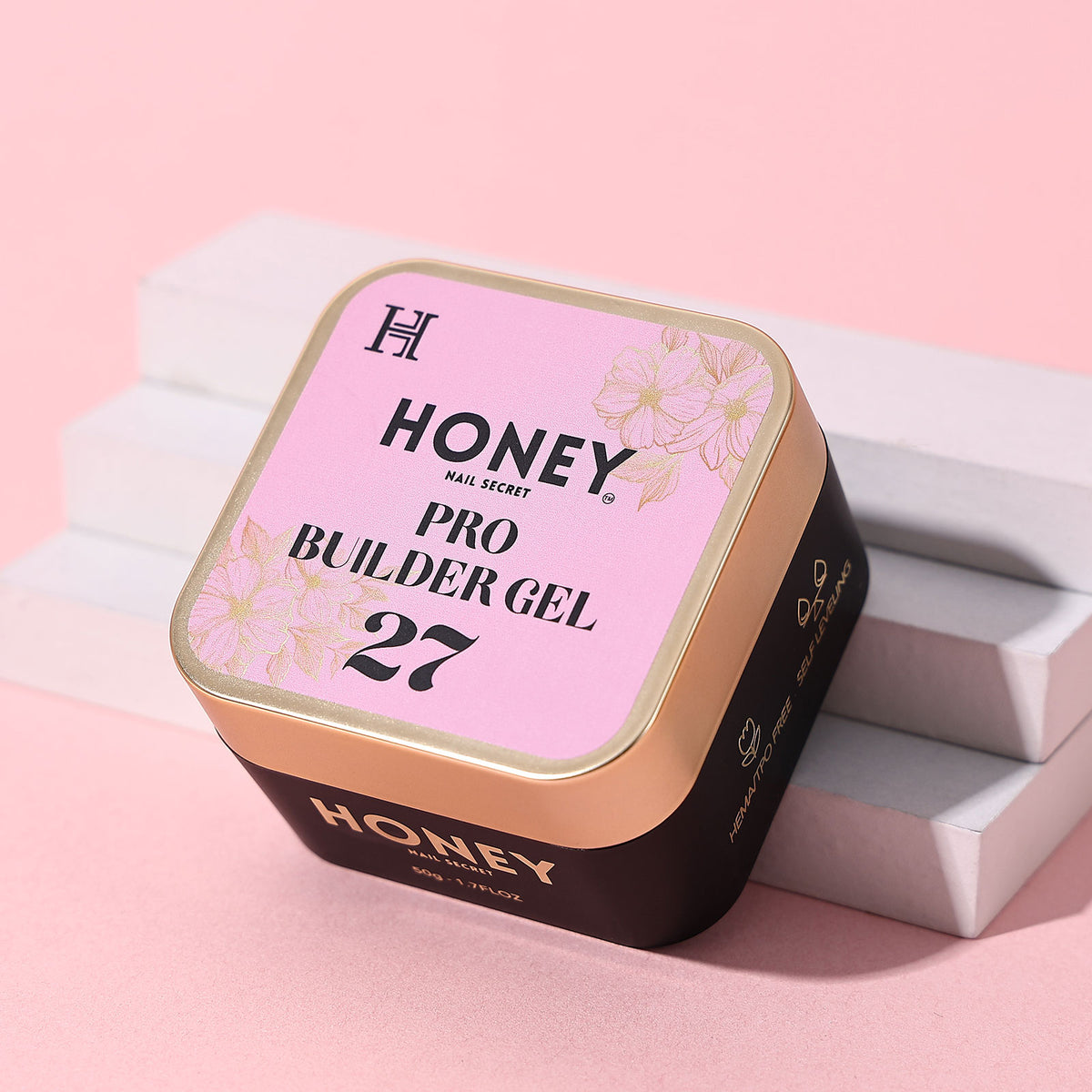 HONEY NAIL SECRET | PRO BUILDER GEL COLLECTION 3 - HEMA & TPO FREE