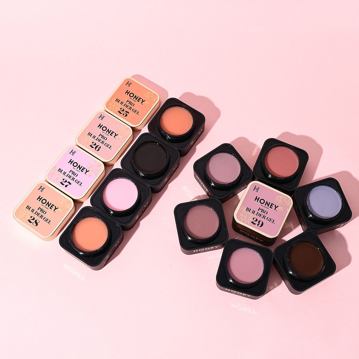 HONEY NAIL SECRET | PRO BUILDER GEL COLLECTION 3 - HEMA & TPO FREE
