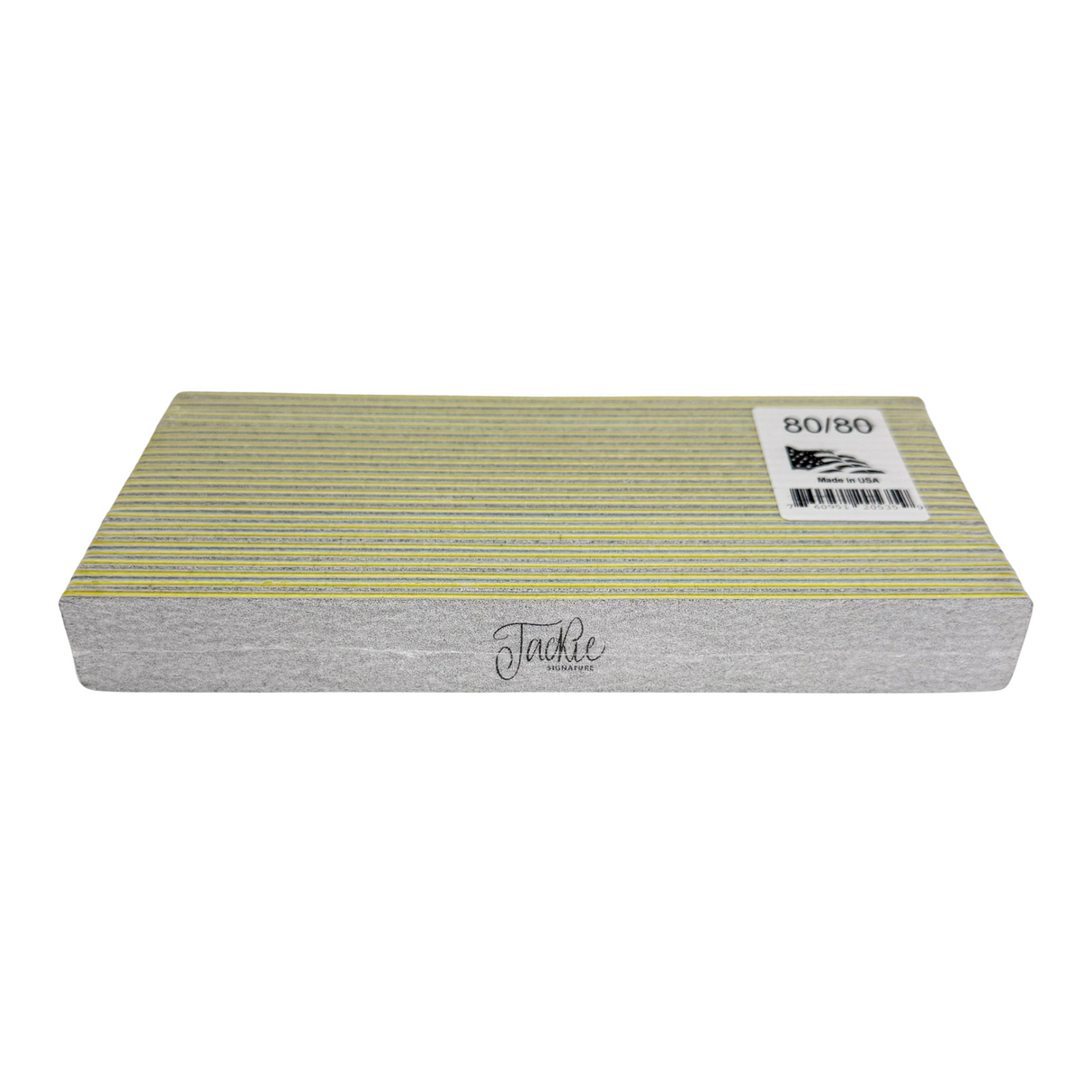JACKIE | X-Jumbo Nail File - Zebra 80/80 - 25pcs