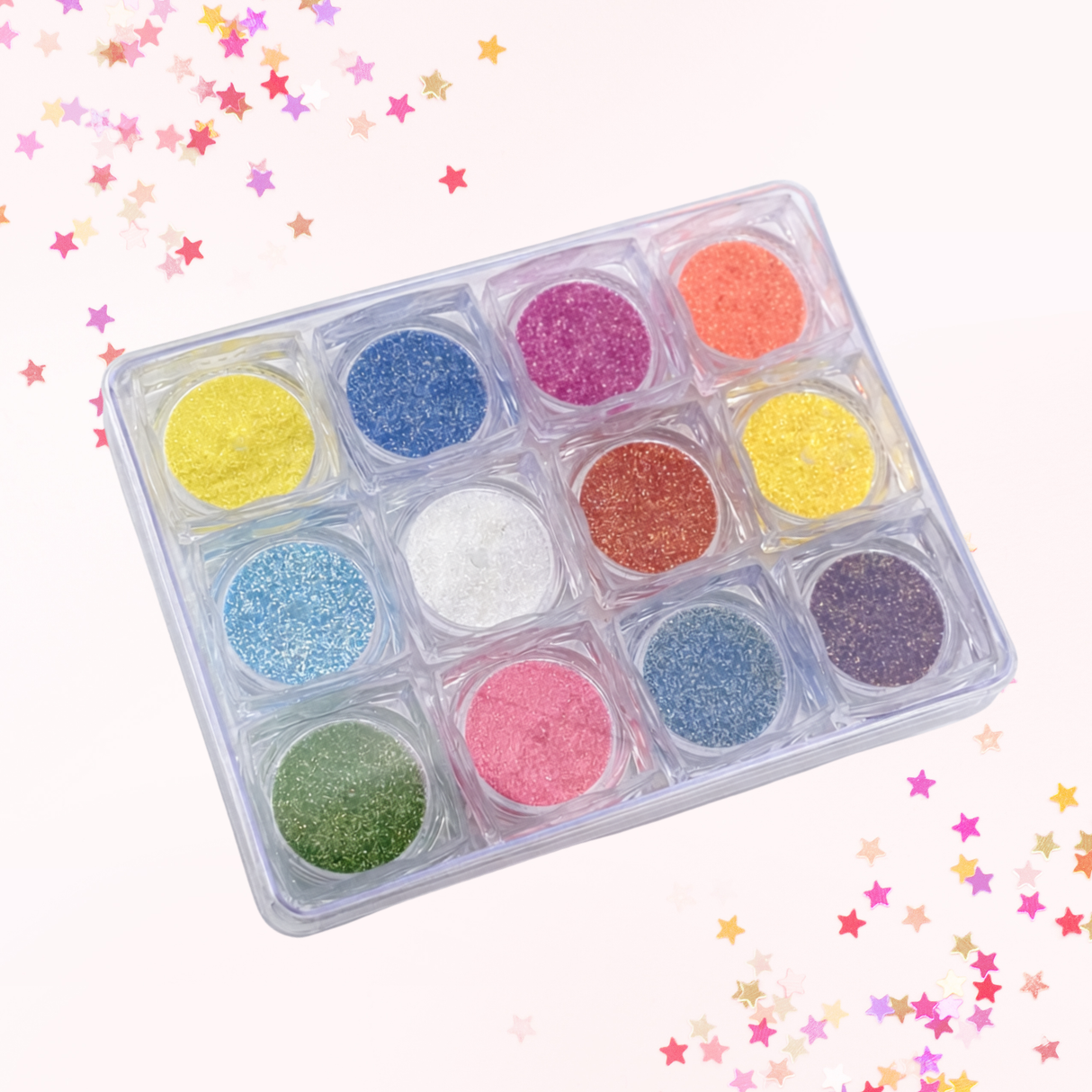 GLITTER DECORATION - pack of 12 - STYLE 5