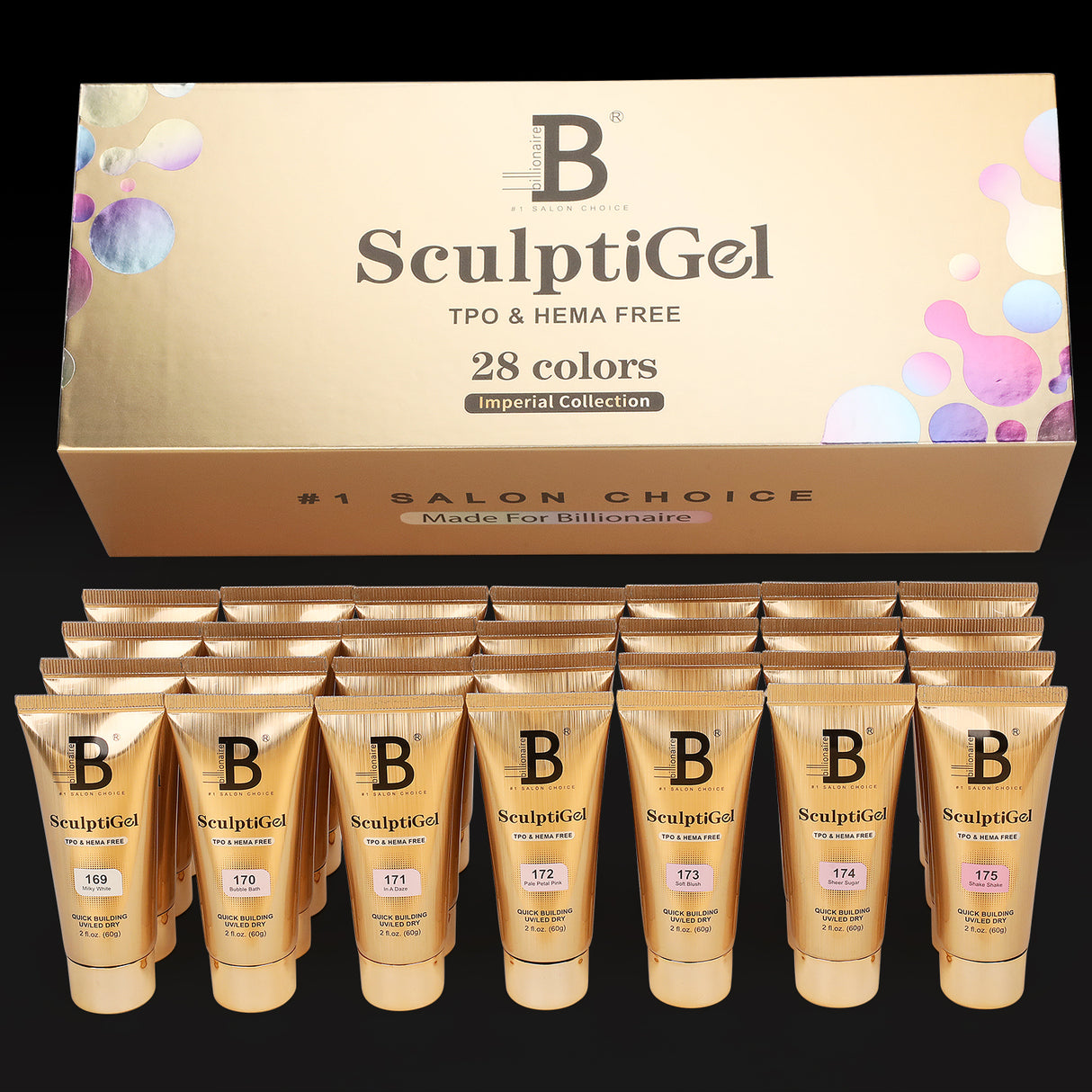 BILLIONAIRE | SCULPTIGEL TPO & HEMA FREE COLLECTION - SET OF 28 COLORS