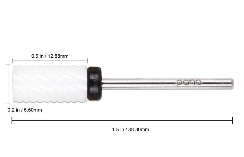 NAIL DRILL BIT | PANA | CERAMIC BARREL STRAIGHT K5 ( XC )