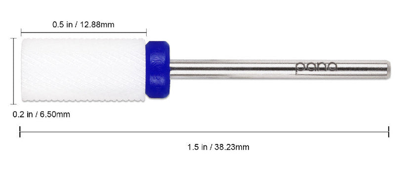 NAIL DRILL BIT | PANA | CERAMIC BARREL STRAIGHT K3 ( M )