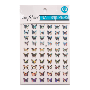 Cre8tion 3D Nail Art Sticker Butterfly 03