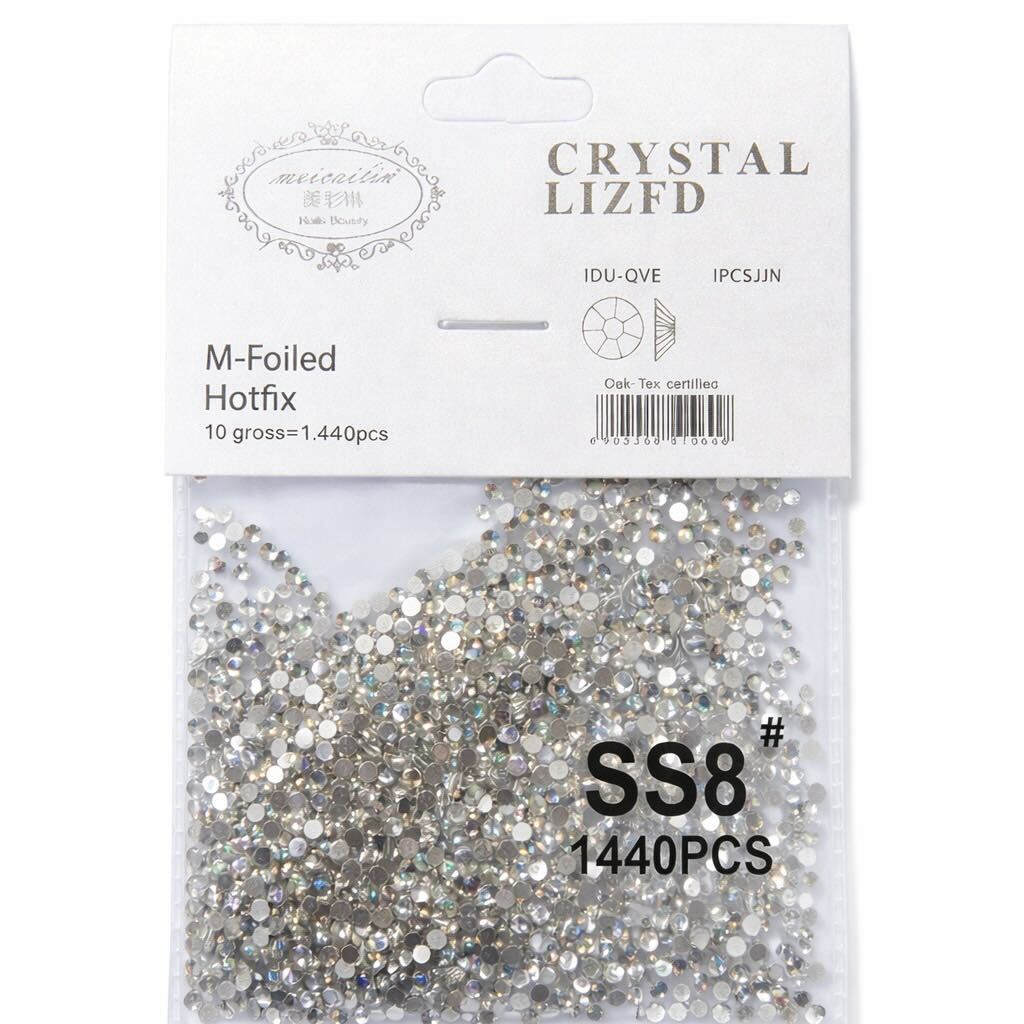 CRYSTAL LIZFD | CLEAR #18 RHINESTONE | Bag 1440 pcs