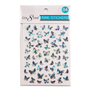 Cre8tion 3D Nail Art Sticker Butterfly 04