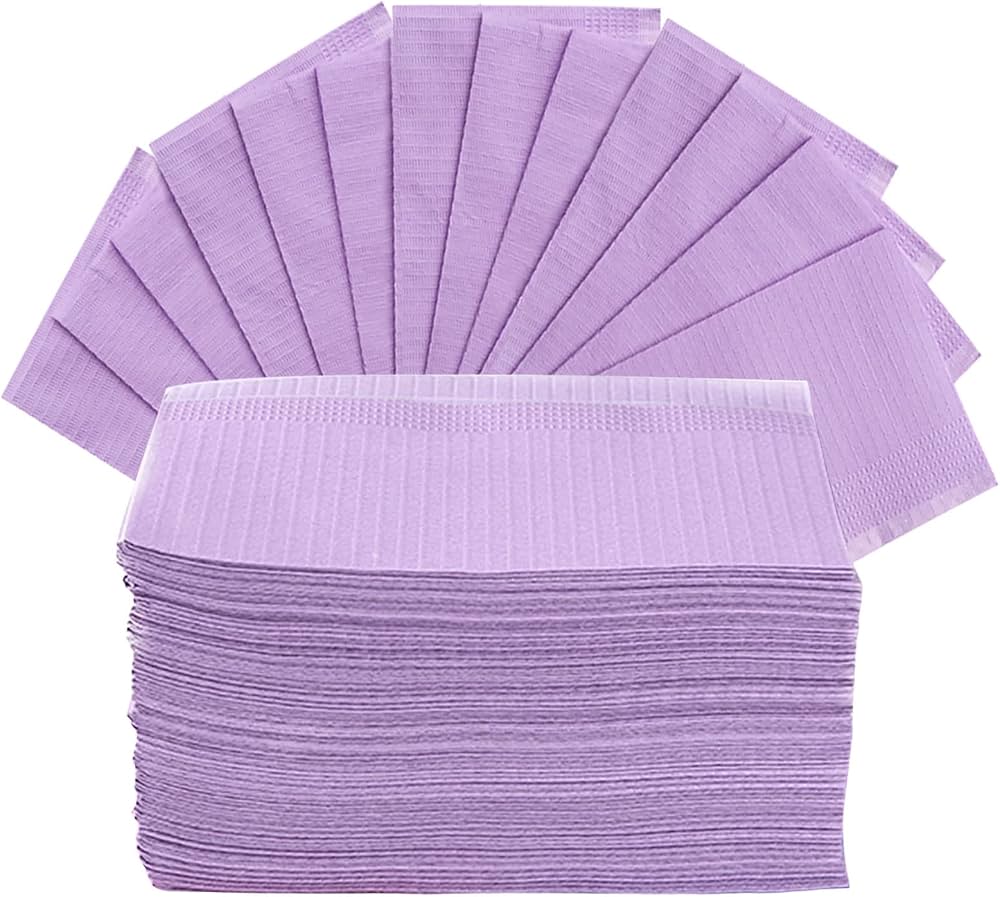 TABLE MAT | WATERPROOF PAPER FOR NAIL / DISPOSABLE DENTAL BIBS - 120pcs