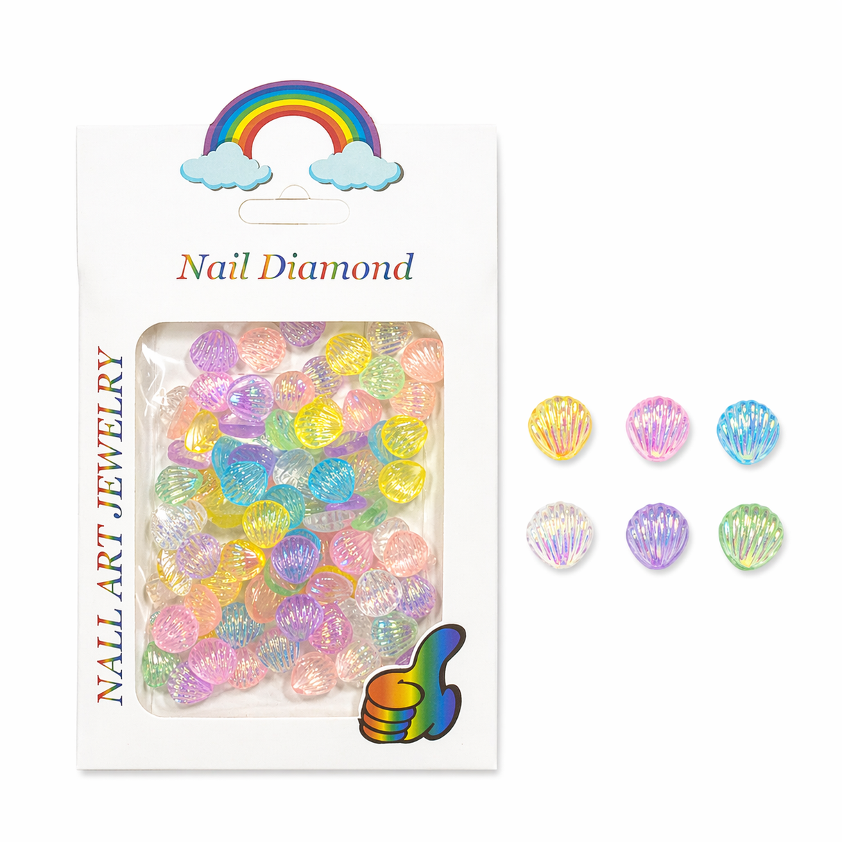 NAIL CHARM | PASTEL SEA SHELL