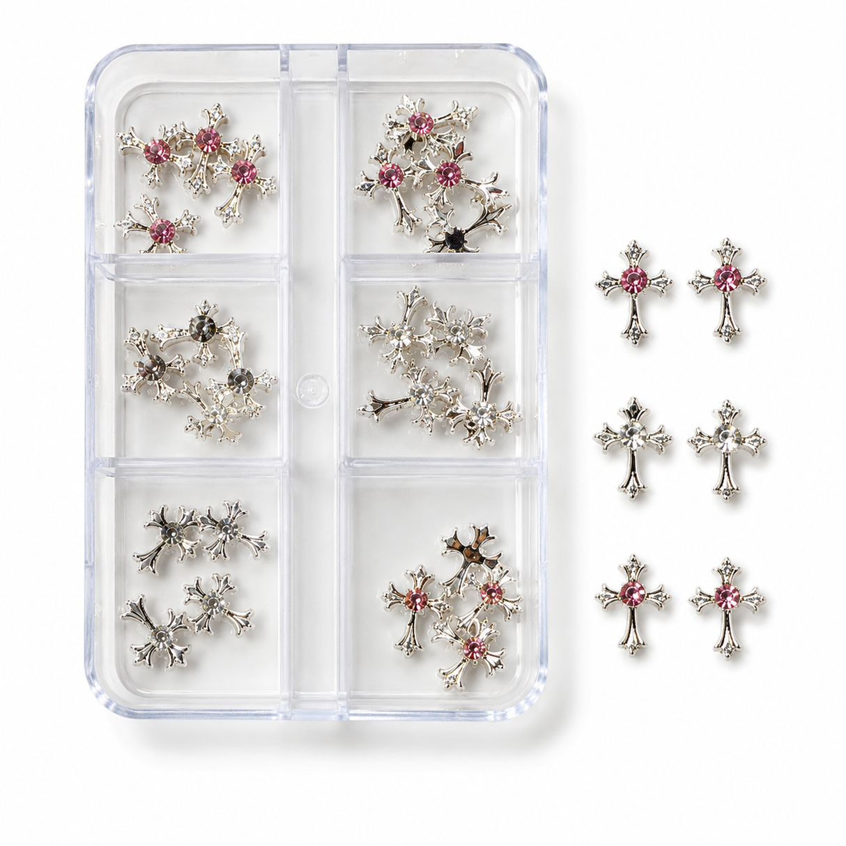 NAIL CHARM | DIAMOND CROSS - 6 STYLES
