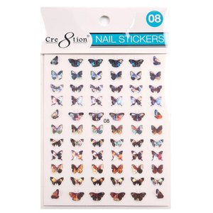 Cre8tion 3D Nail Art Sticker Butterfly 08