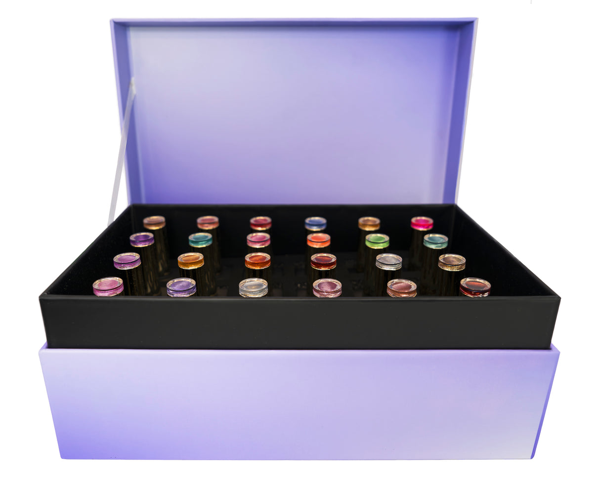 JACKIE SIGNATURE | AMBER CAT EYE GEL SET OF 24