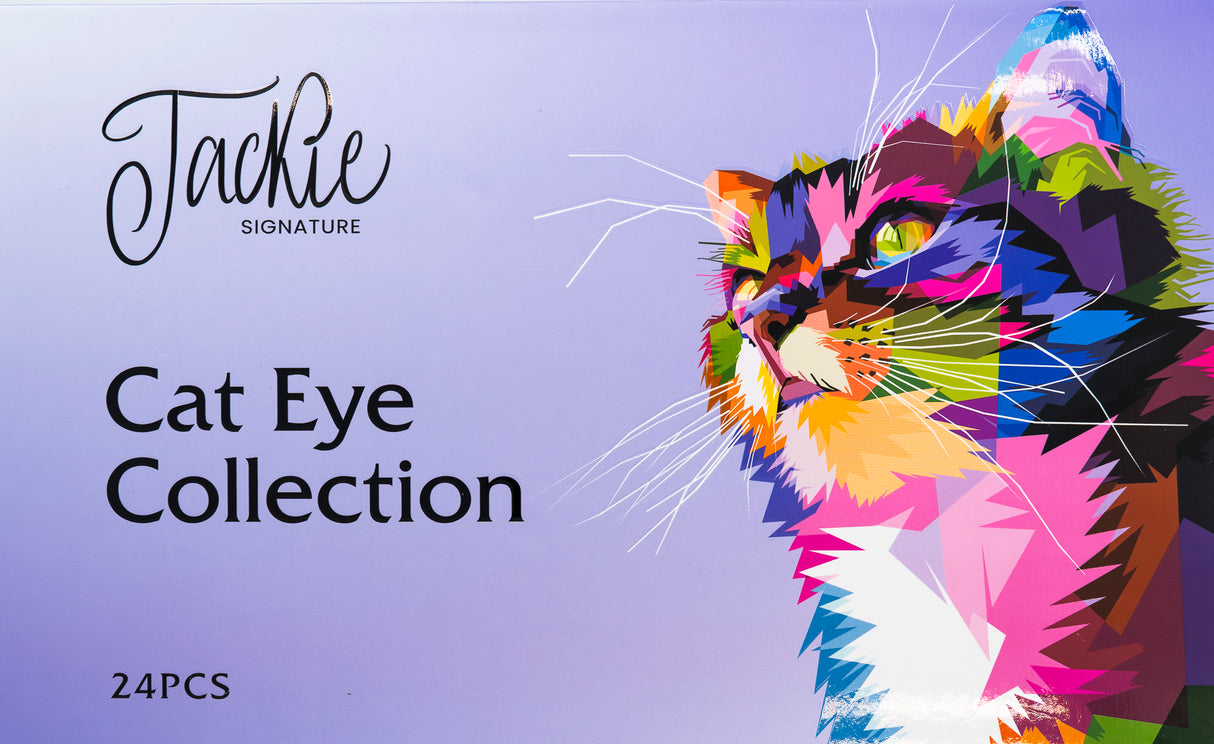 JACKIE SIGNATURE | AMBER CAT EYE GEL SET OF 24