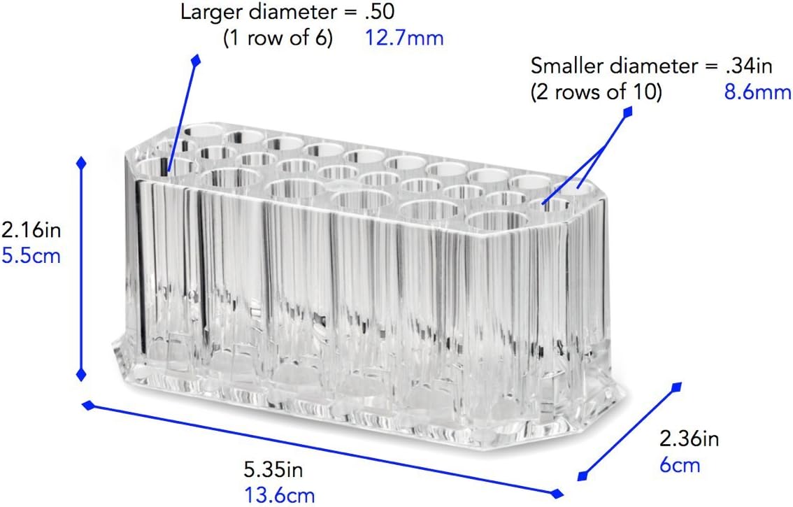 ACRYLIC BRUSH HOLDER