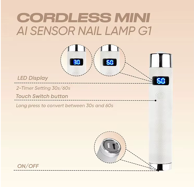 LED HAND LIGHT | AI SENSOR NAIL LAMP - G1
