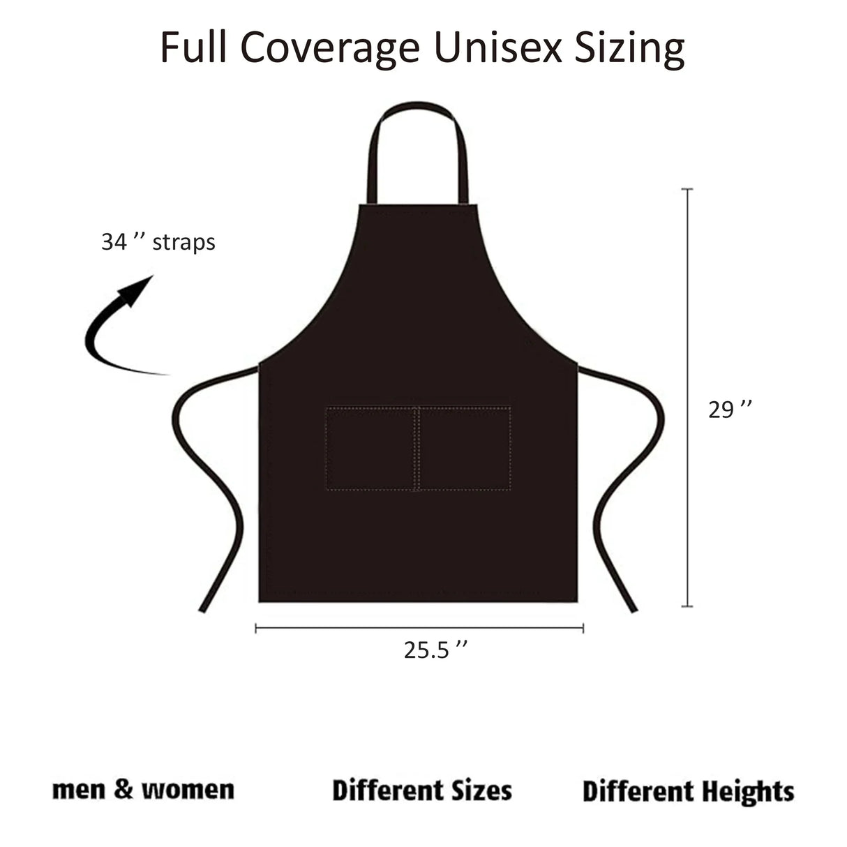 NAIL TECH APRON | BLACK