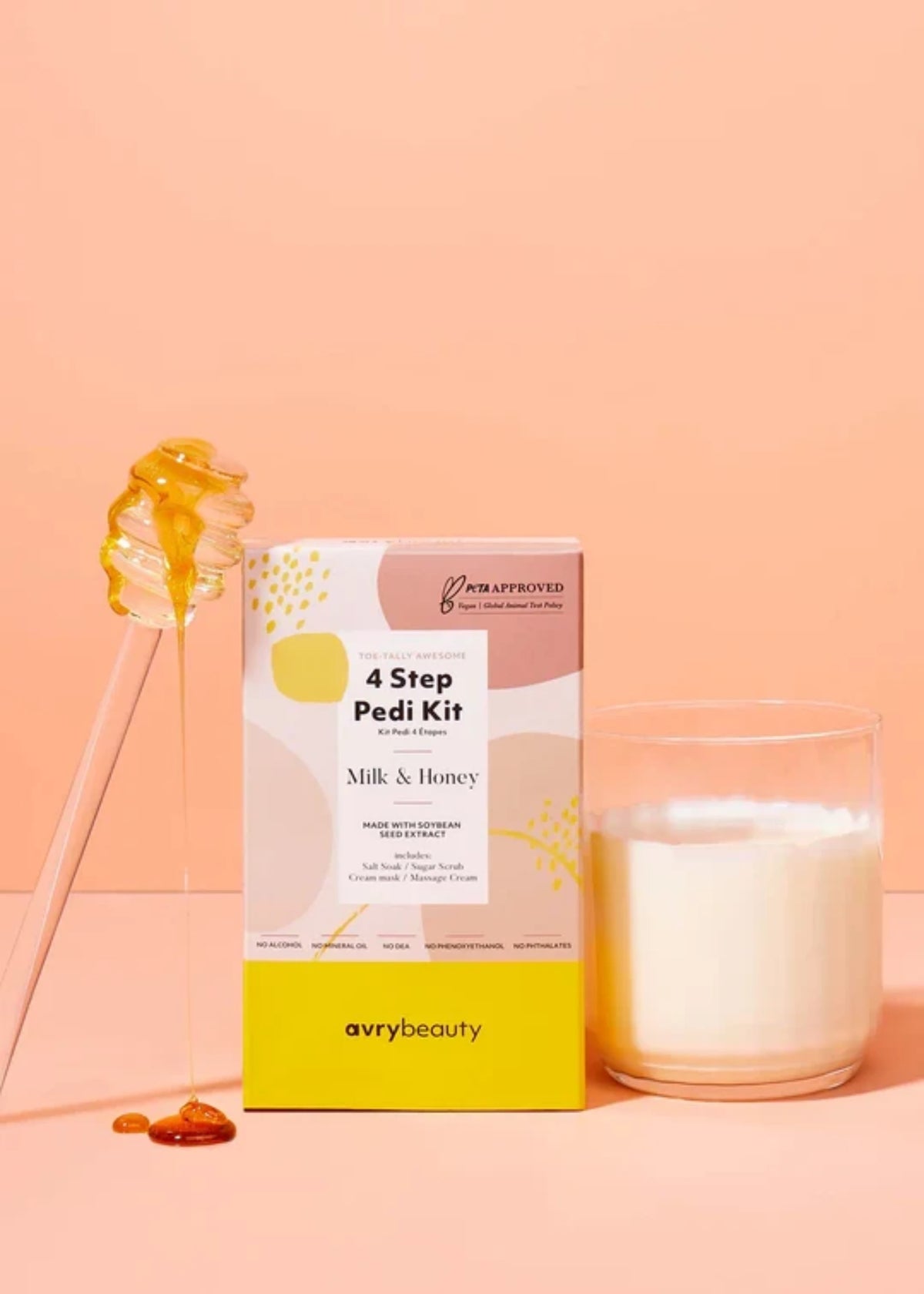 AVRY | 4 STEP PEDICURE | MILK & HONEY