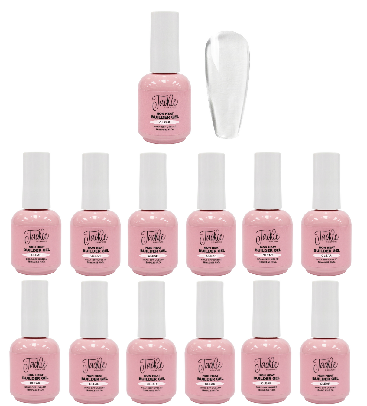 JACKIE SIGNATURE | NON HEAT BUILDER GEL SET 13 COLORS