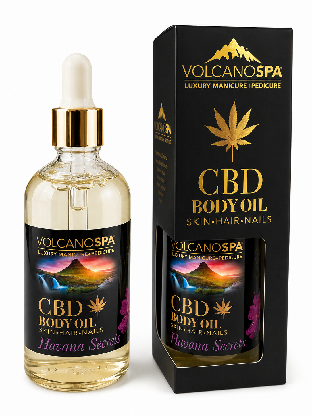 VOLCANOSPA - CBD BODY OIL - 4 OZ