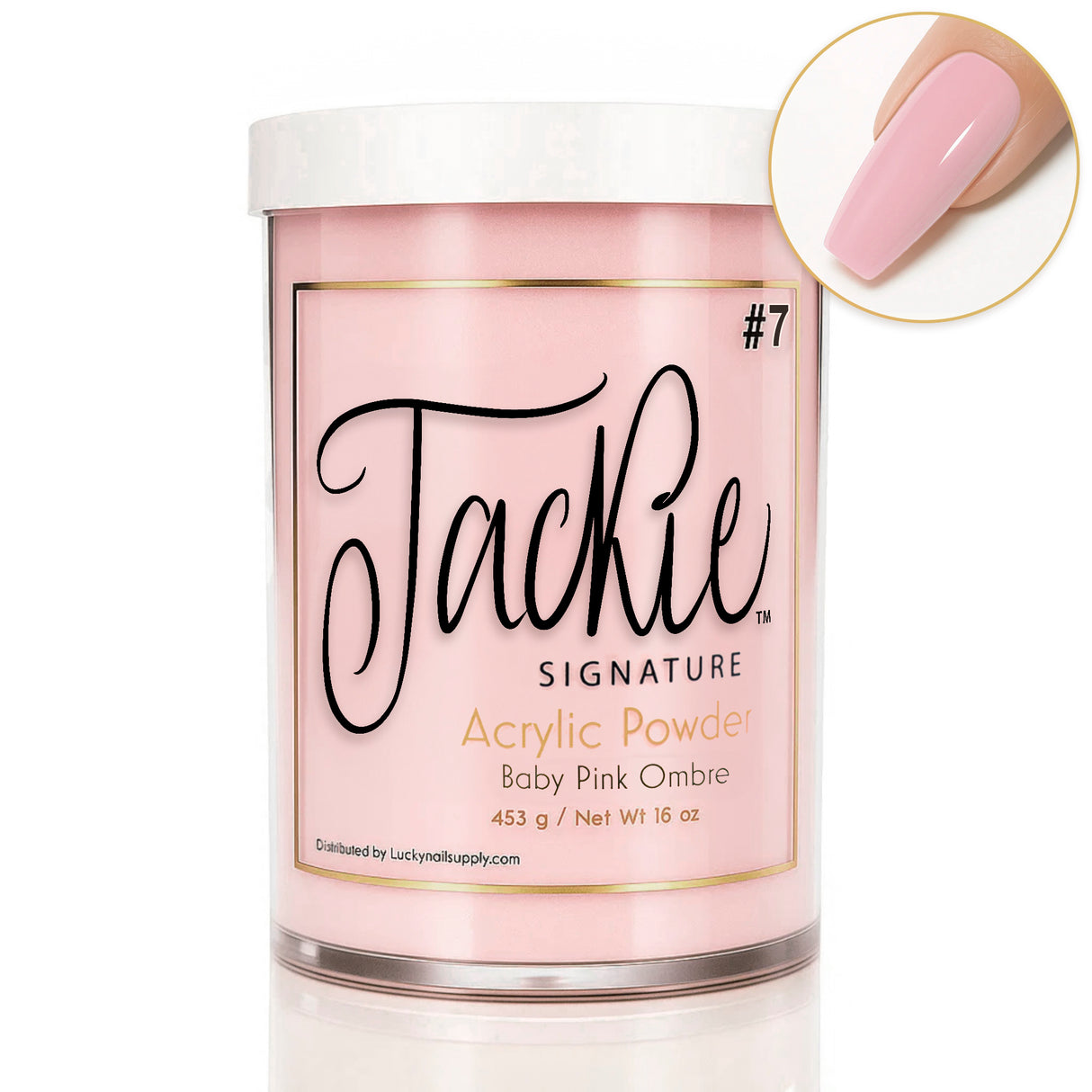 JACKIE SIGNATURE | OMBRE POWDER COLLECTION - BABY PINK OMBRE #7 (16 OZ)
