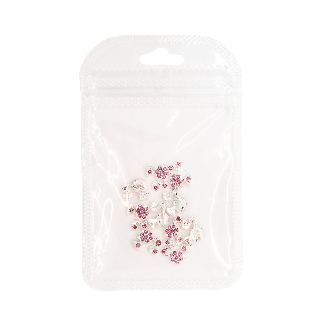 NAIL CHARMS | BARBIE SILVER - PACK OF 10 PCS