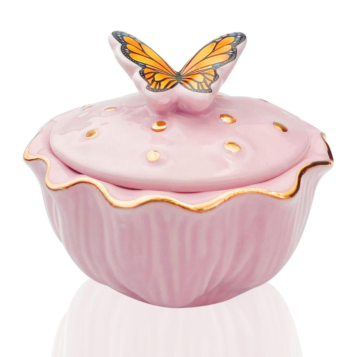 DAPPEN DISH | Ceramic Butterfly - PINK