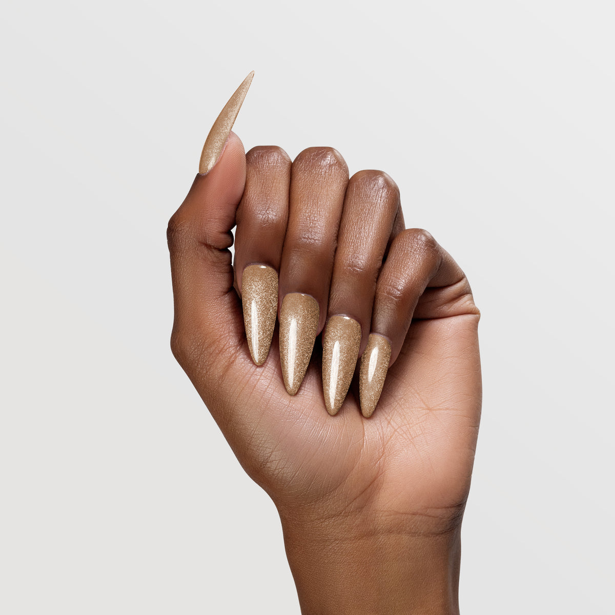 CHAUN LEGEND | GEL POLISH | 5210 – Hot Summer Night - dark-hand color swatch
