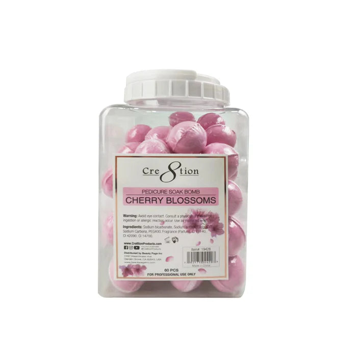 Cre8tion - Pedicure Soak Bomb - Cherry Blossom 30g