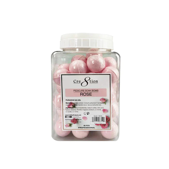Cre8tion - Pedicure Soak Bomb - Rose 30g