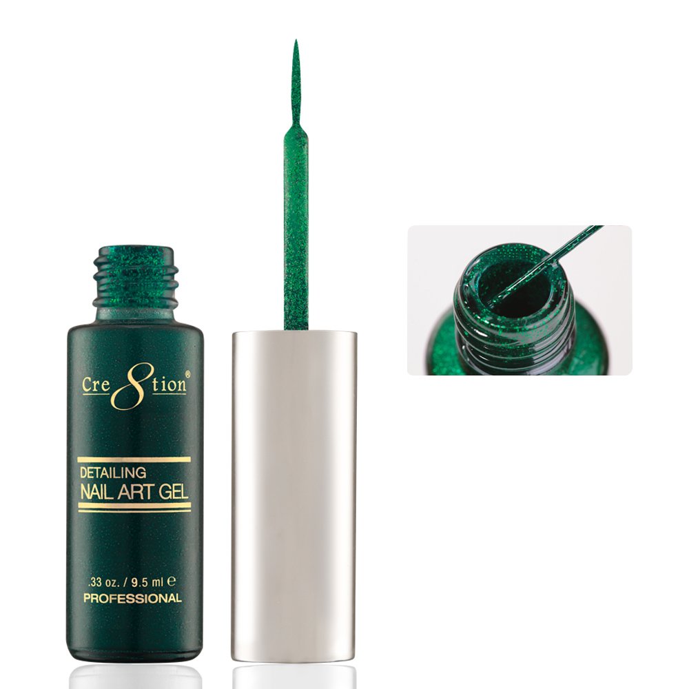 CRE8TION DETAILING NAIL ART GEL 0.33 oz - #45 CHRISTMAS GREEN