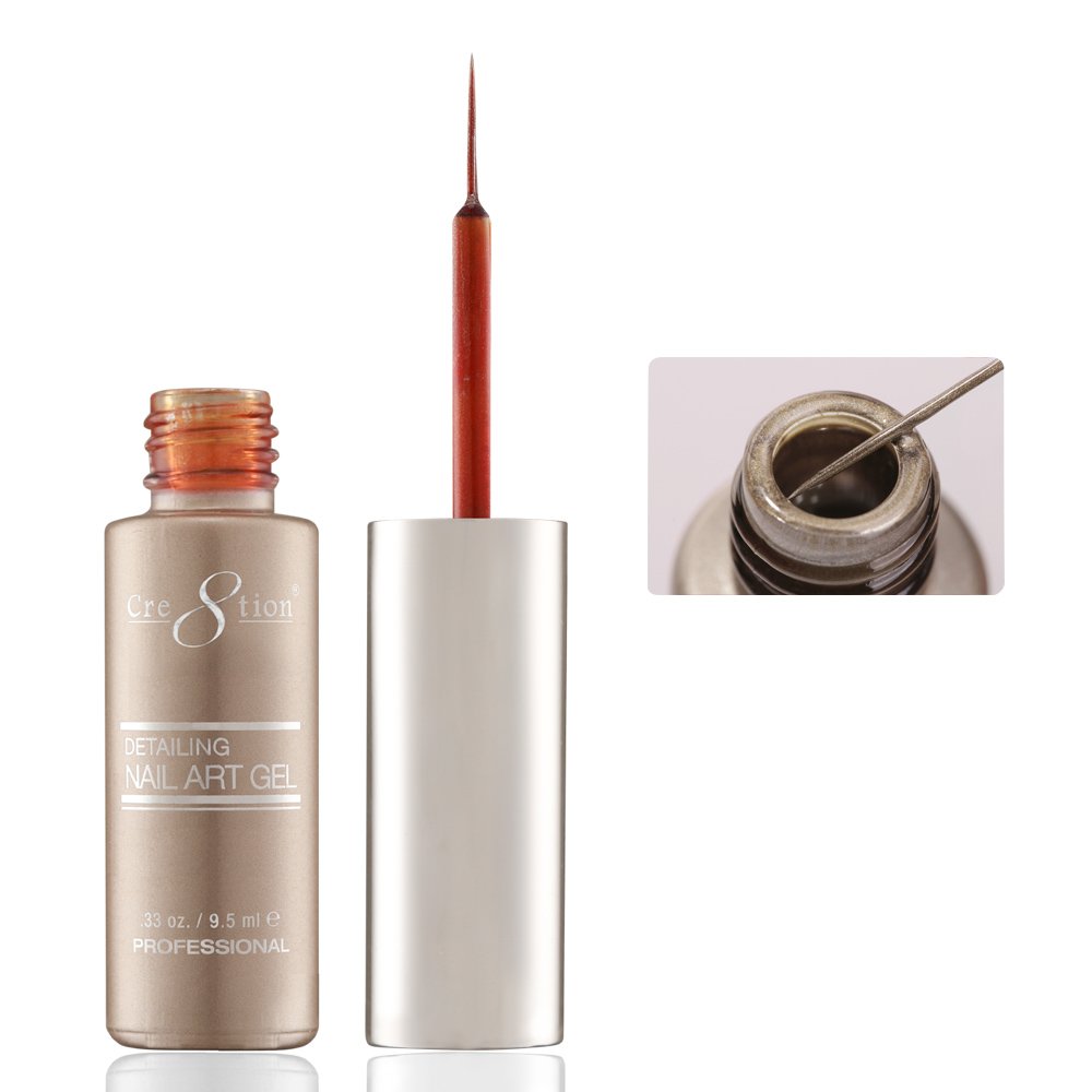 CRE8TION DETAILING NAIL ART GEL 0.33 oz - #48 MIRROR GOLD