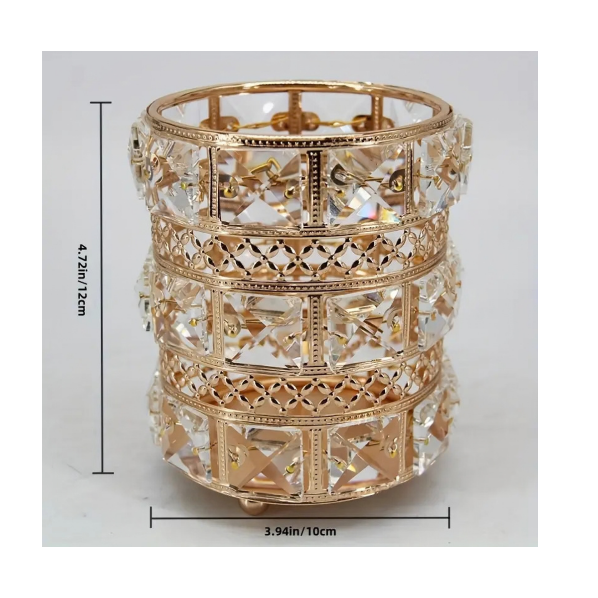 Crystal Brush Holder