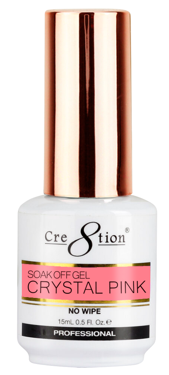 CRE8TION | SOAK OFF CRYSTAL PINK - 0.5oz