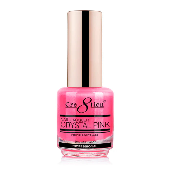 CRE8TION - CRYSTAL PINK LACQUER - 0.5 OZ