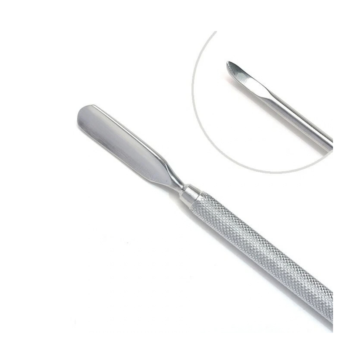 Cuticle Remover Pusher 2 Head / Inox - For Manicure & Pedicure