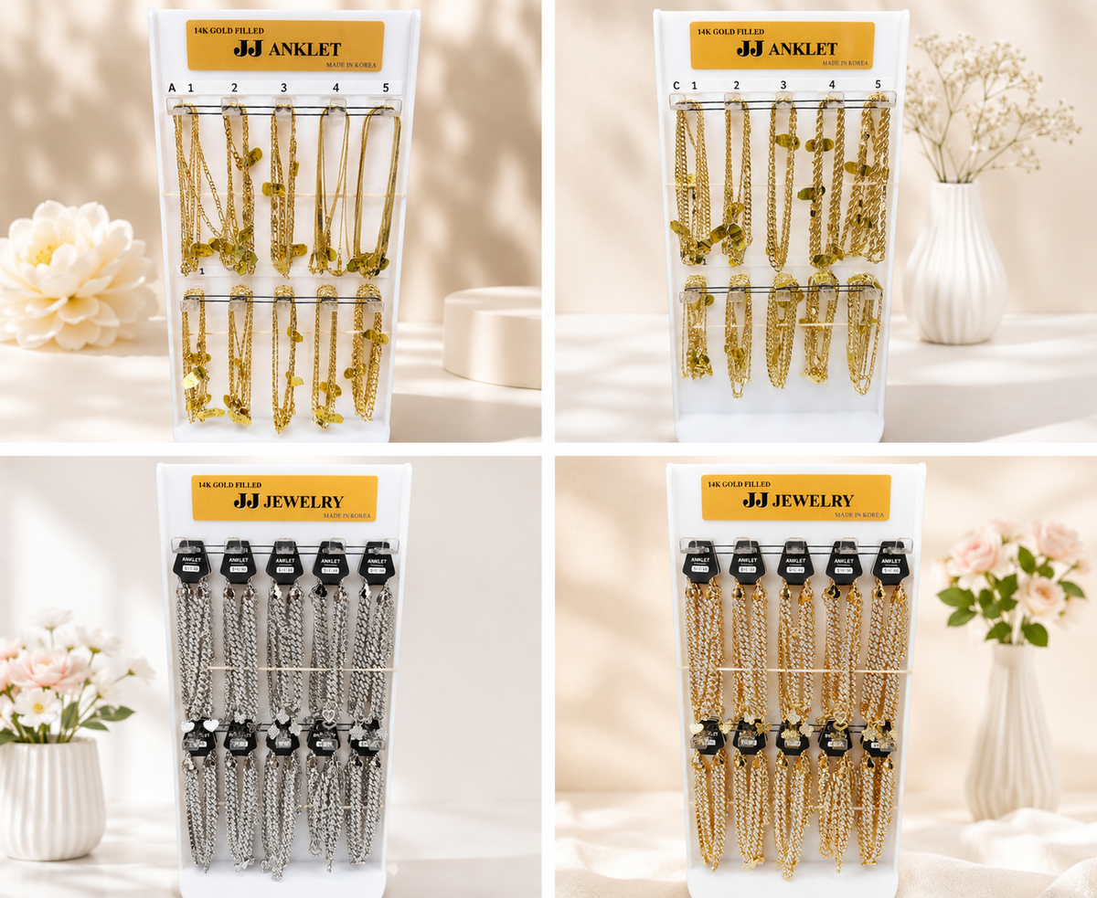 JJ JEWELRY | 14K GOLD SOLID - MADE IN KOREA