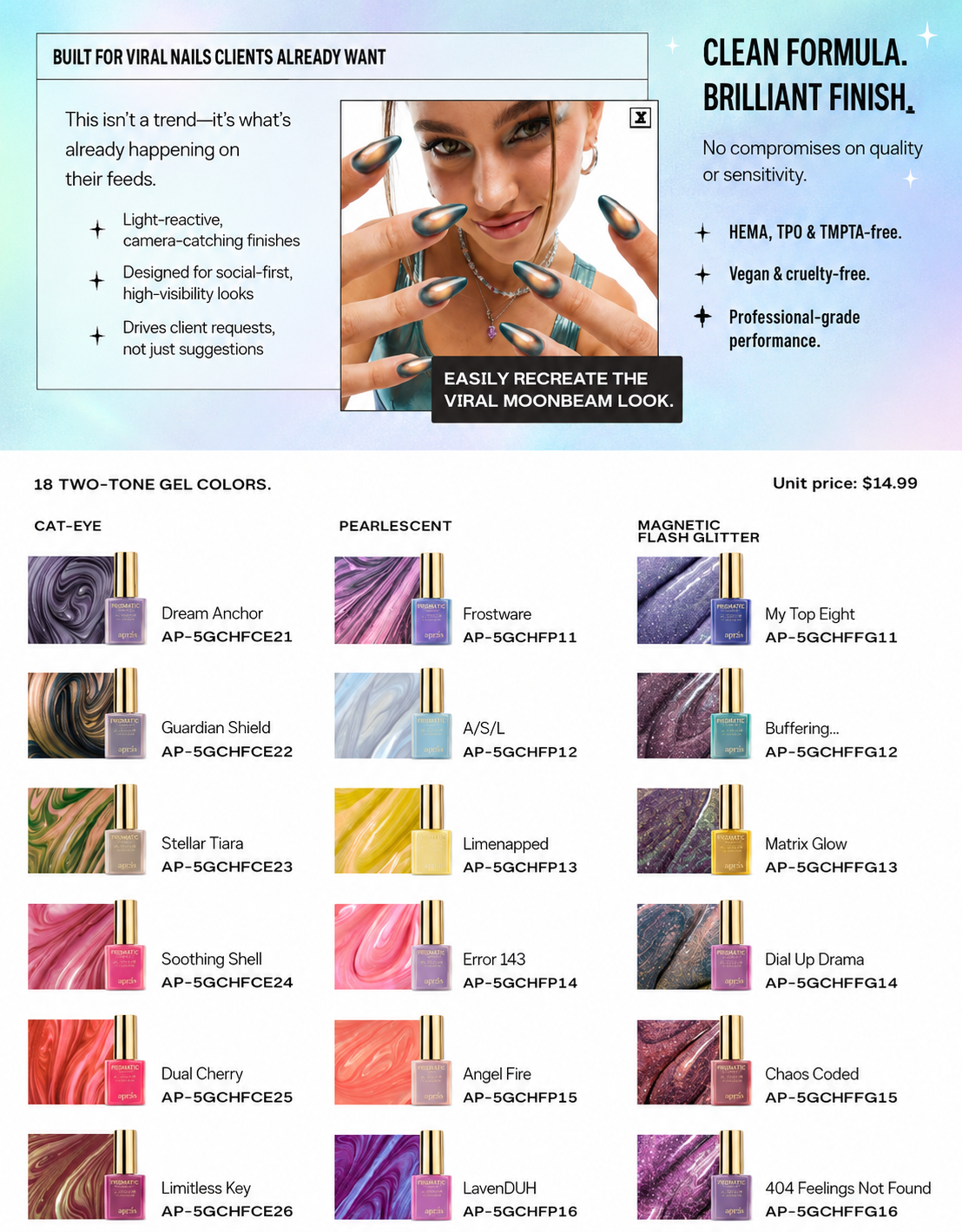 APRES | PRISMATIC COLLECTION - 18 PCS SET
