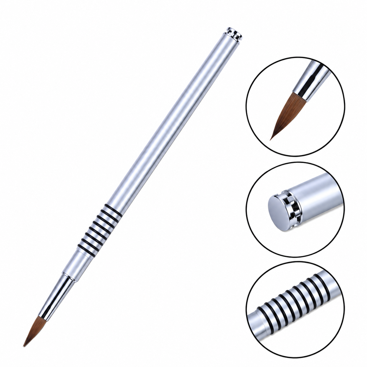#4 Petal 3D Rubber Sculpture Handle With Cap