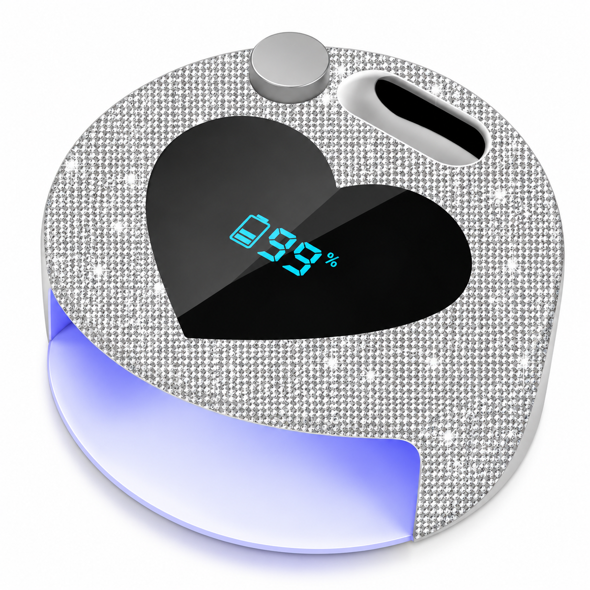 CORDLESS UV/LED LAMP - DIAMOND AB (HEART)