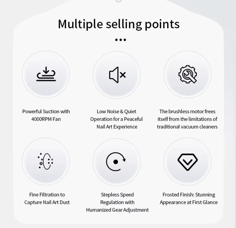 NAIL DUST COLLECTOR | D40