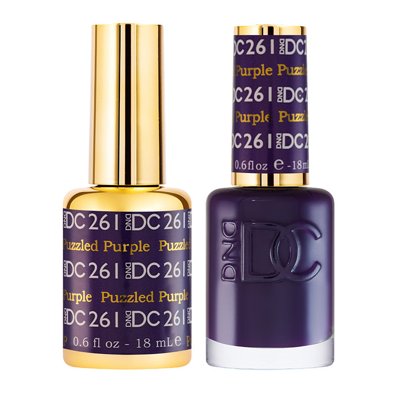 DND | DC 261 PUZZLED PURPLE – Lucky Nail Supply