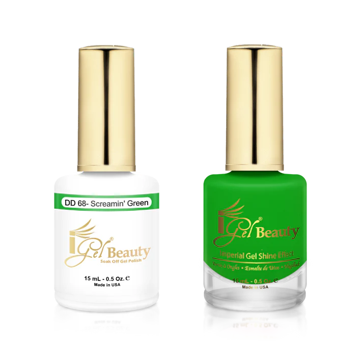 IGEL BEAUTY | GEL & LACQUER | DD068 SCREAMIN' GREEN