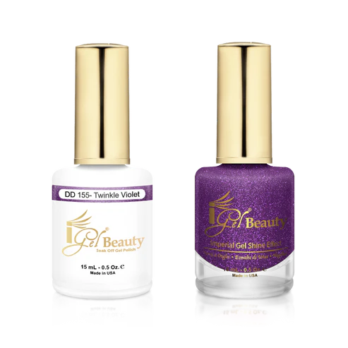IGEL BEAUTY | GEL & LACQUER | DD155 TWINKLE VIOLET