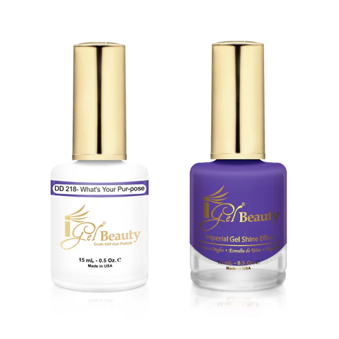 IGEL BEAUTY | GEL & LACQUER | DD218 WHAT'S YOUR PUR-POSE