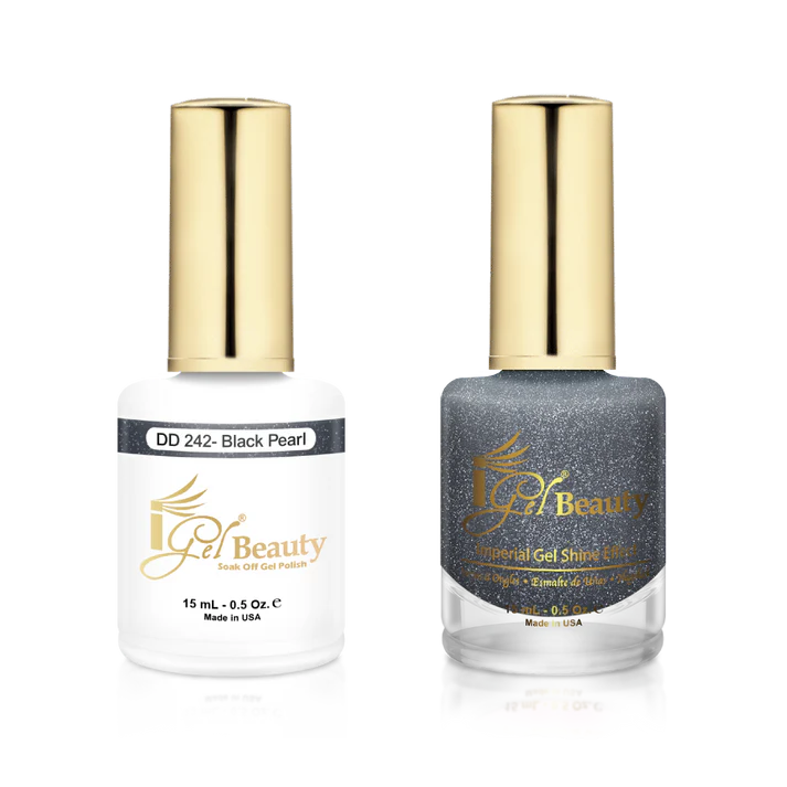 IGEL BEAUTY | GEL & LACQUER | DD242 BLACK PEARL