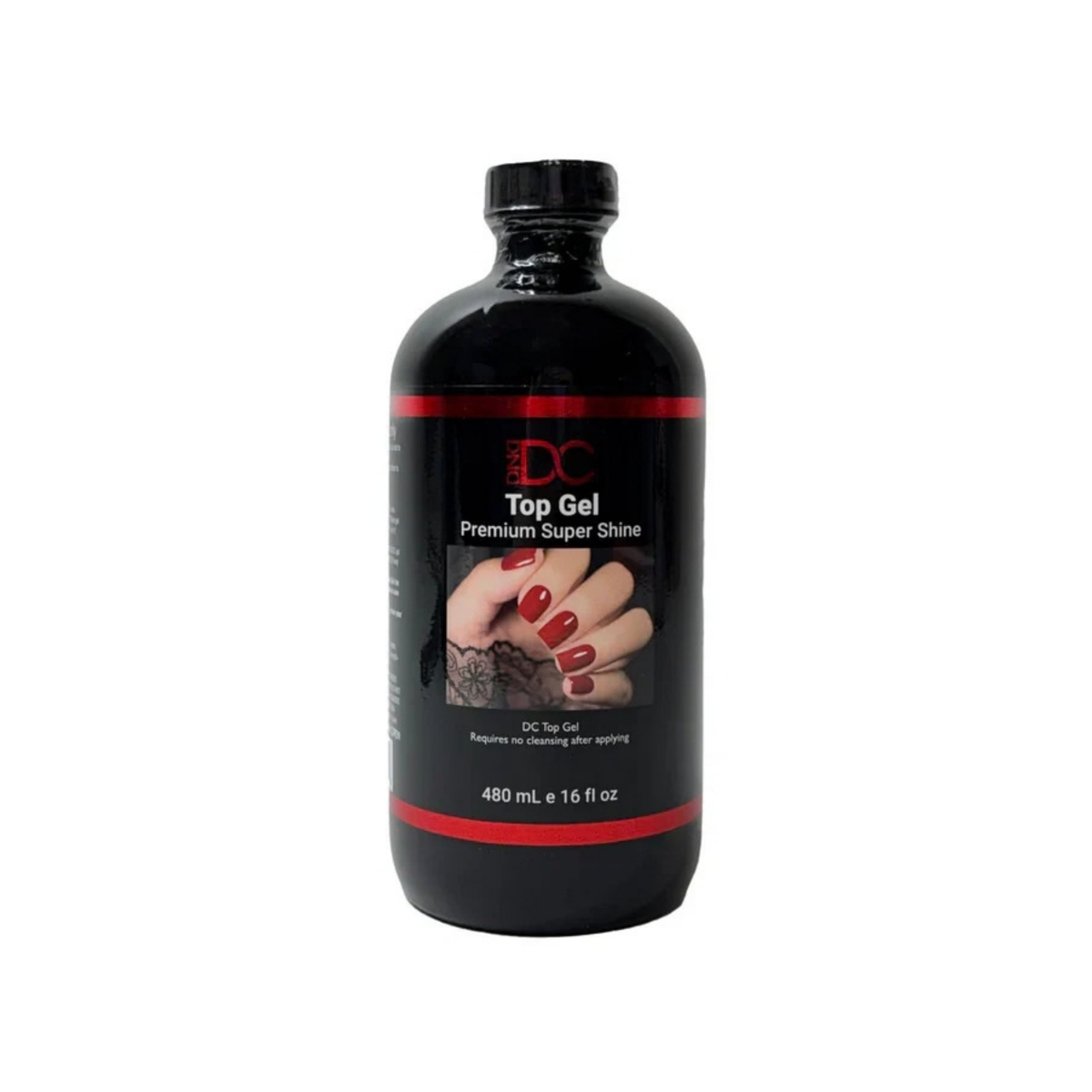 DND | SOAK OFF GEL | TOP COAT - PREMIUM SUPER SHINE | REFILL