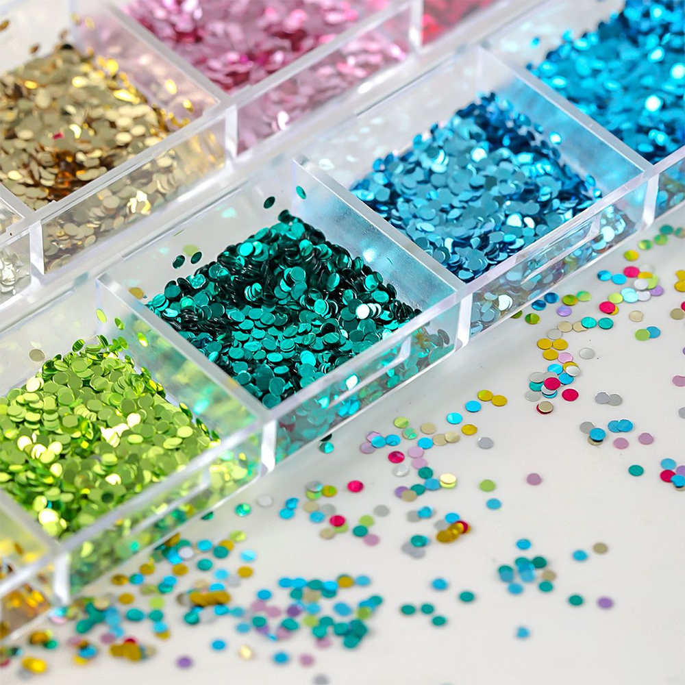 NAIL GLITTER | MINI DOT NAIL SEQUIN (12 color)