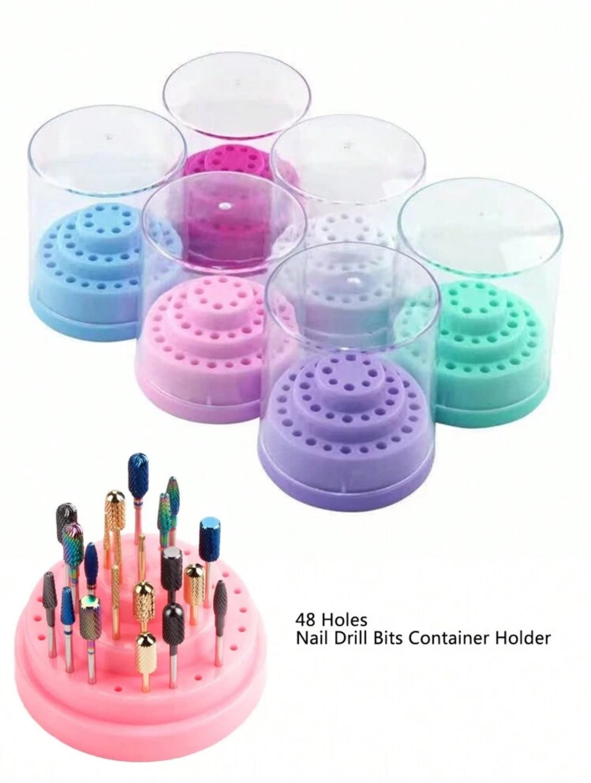 DRILL BIT HOLDER | MINI ROUND - 48 SLOT